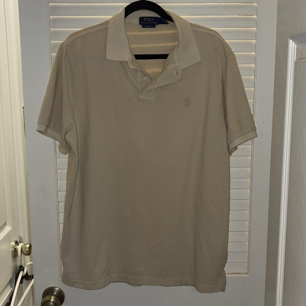 Ralph Lauren Cream Polo Shirt